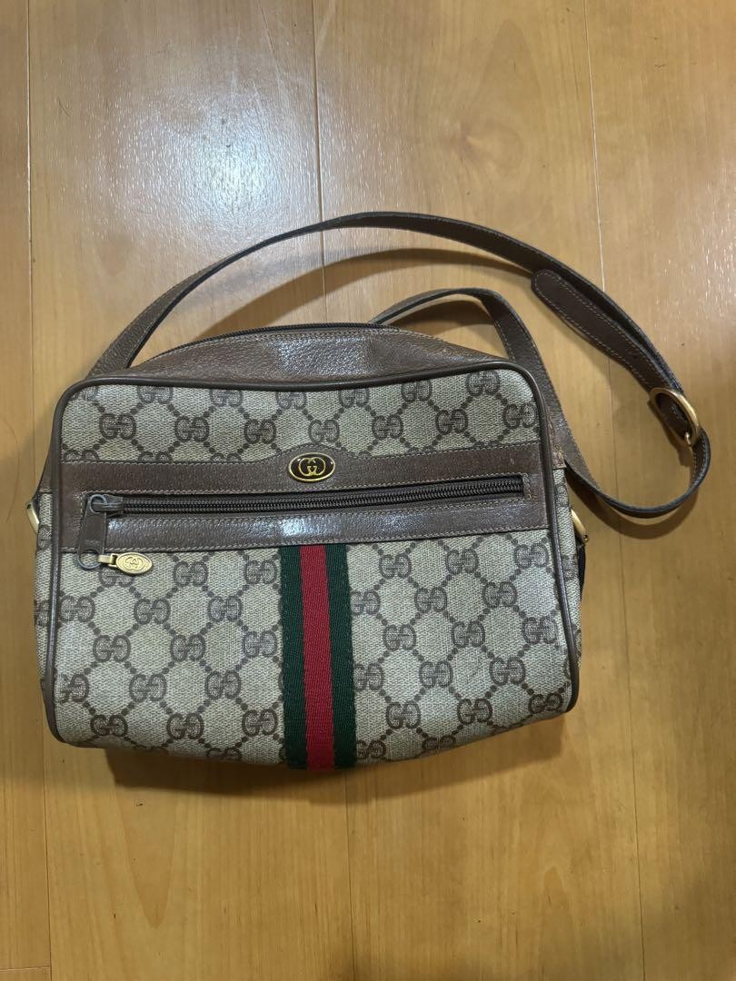 GUCCI GG Monogram Shoulder Bag in Signature Canvas