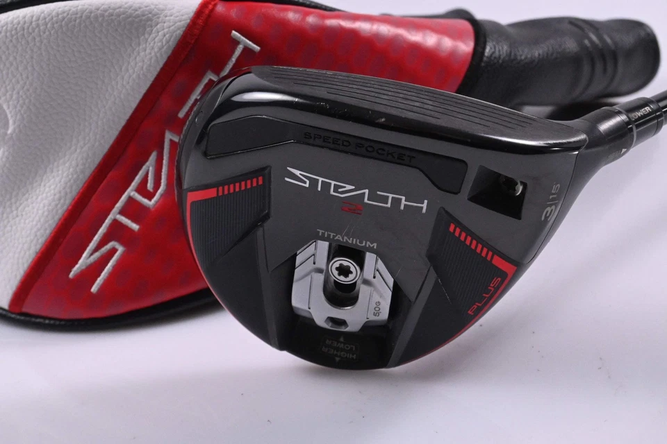 Taylormade Stealth 2 Plus #3 Wood / 15 Degree / Stiff Flex Kai'li Red 75 Shaft - Image 2 of 4