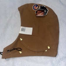 Vintage 90s Carhartt Red Quilt Lined Replacement Hood Duck Brown USA A04BRN