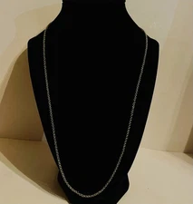 Authentic Origami Owl 24-26" Gold Tone 2mm Rolo Chain NEW ***Read*** (Ref#132)