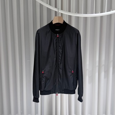 Kiton Nylon Bomberjacke schwarz 155083608