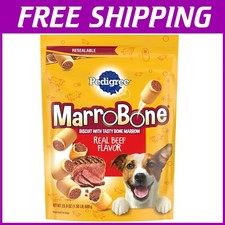 Delicious Crunchy Beef Dog Treats, MarroBone, 1.5 lb.
