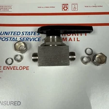 Swagelok SS-45S8 1/2" Stainless Steel 40 Series Ball Valve 12 Cv Lever Handle