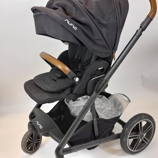 Nuna Mixx Pushchair Black & Brown with Rain Cover (#H1/28)
