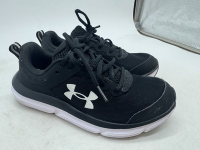 Under Armour Charged Assert 10 Running Sneakers Womens Black Lace-Up - 6.5