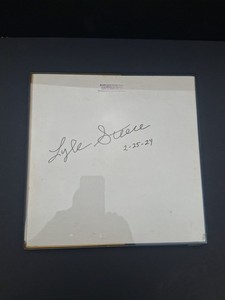 SCARCE Lyle Steece Vulcan Hard As Rock Vol. 1 LP Record Music Hand Signed LOOK