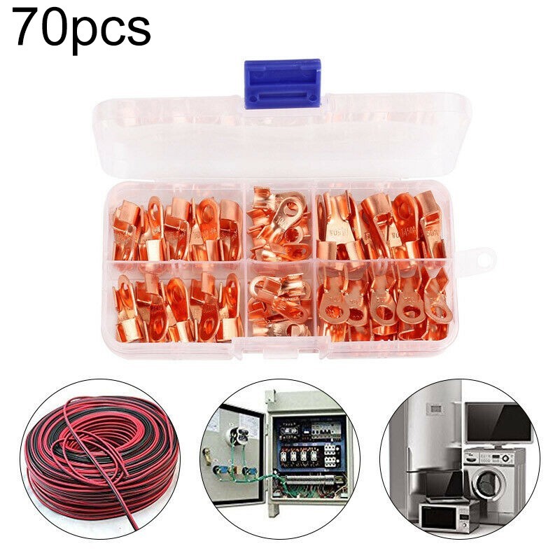 Accessories Copper Terminals Storage box Assortment Cable Connector Kit ...