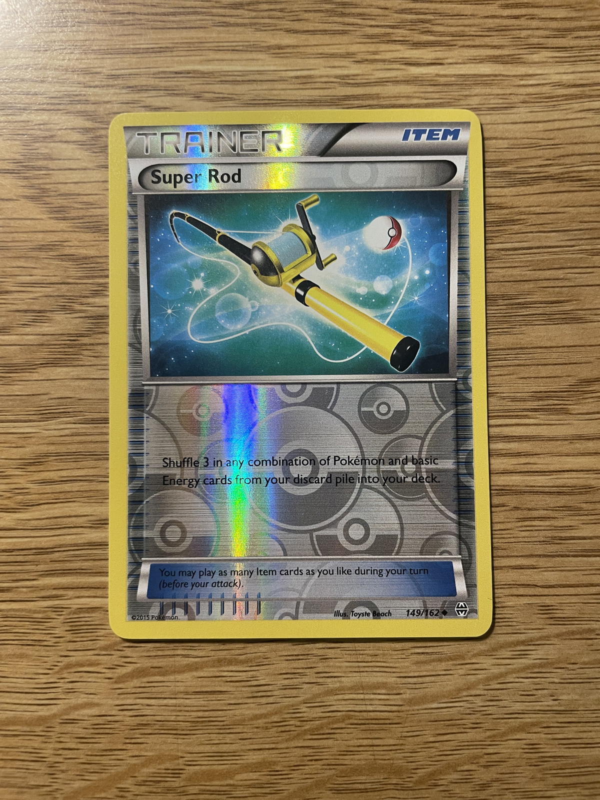 Super Rod 149/162 Breakthrough Reverse Holo NM