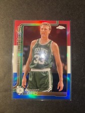 2025-26 Topps Chrome Larry Bird Celtics: Red White Blue Refractor