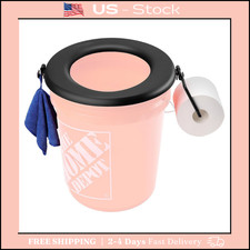Bucket Toilet Seat, Portable Toilet Seat for 5 Gal Buckets Camping Toilet Seat