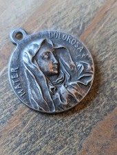 Médaille Religieuse Ancienne Mère Des 7 Douleurs 