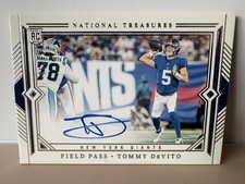 Tommy DeVito - /99 - 2023 Panini National Treasures Rookie Signatures Field Pass