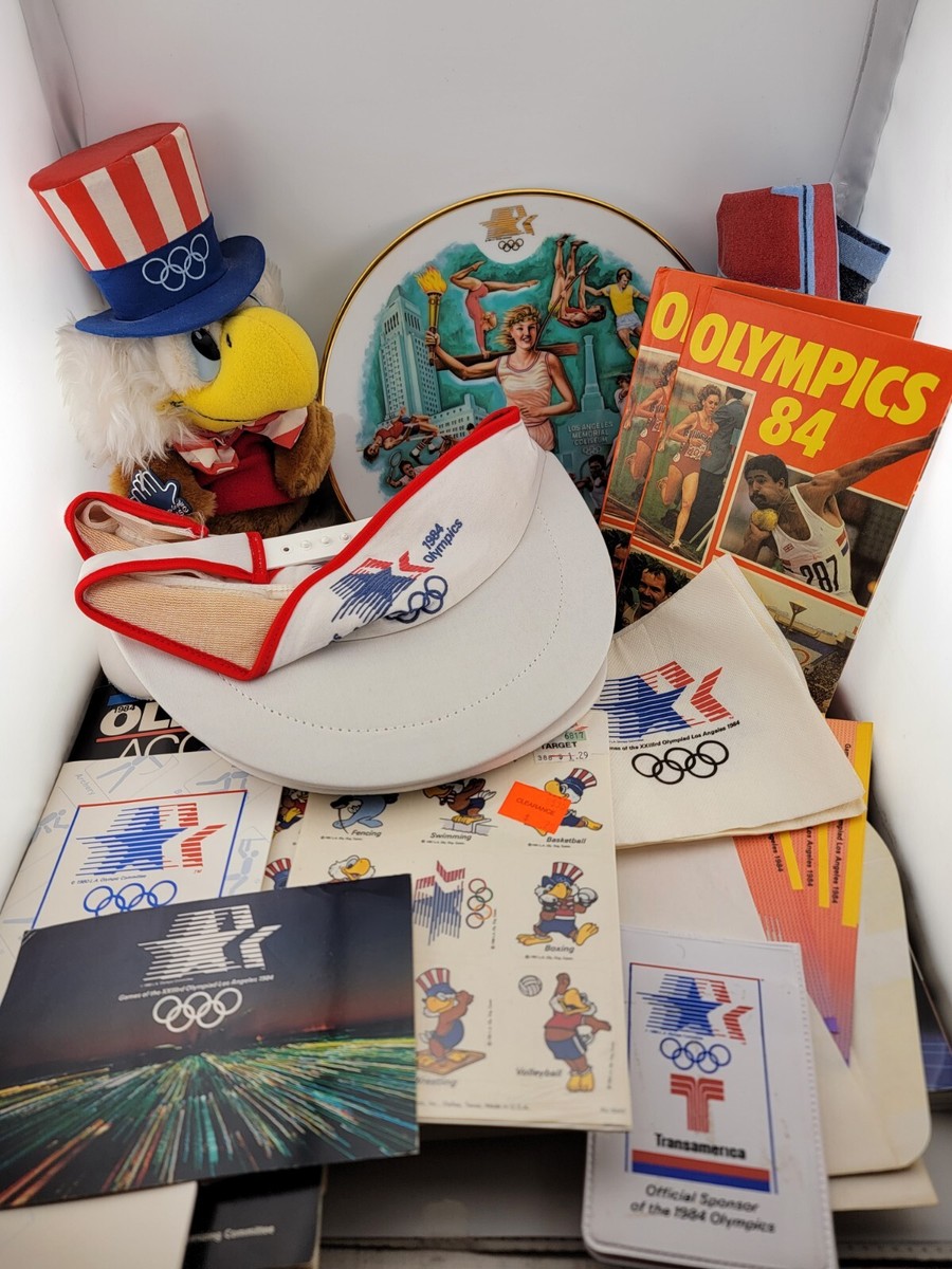 Unique Collection Huge Lot Of 1984 Los Angeles Olympics