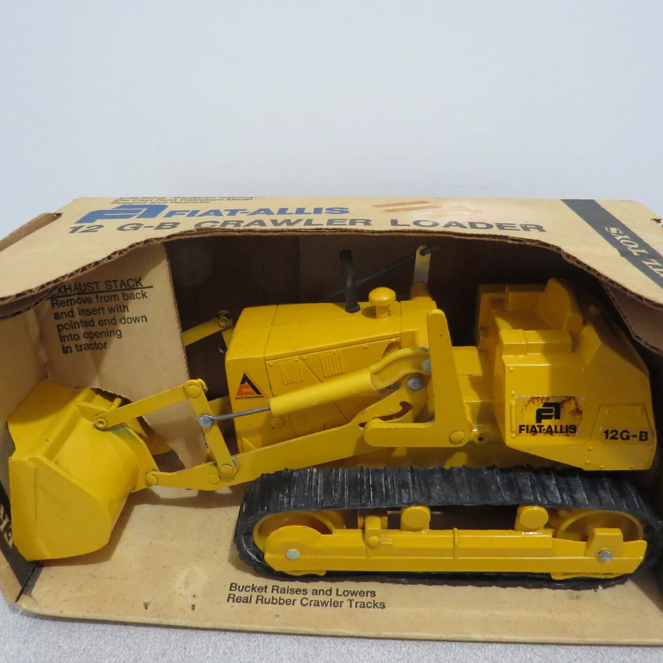 Ertl Fiat-Allis 12G-B Crawler Loader made USA 1/16 AC-198-7541-B - Image 3 of 4