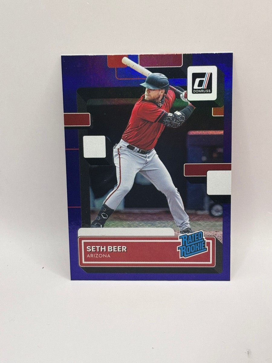 SETH BEER RC Purple 2022 Panini Donruss Baseball Arizona