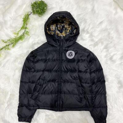 VERSACE Reversible Baroque Print Down Jacket Polyester Size VERSACE Reversible Baroque Print Down Jacket Polyester Size