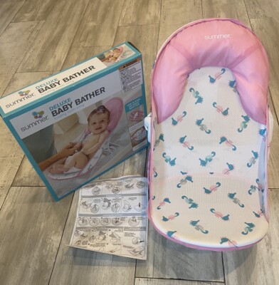 Summer Infant Deluxe Baby Bather Folding Bath Sling For Use In