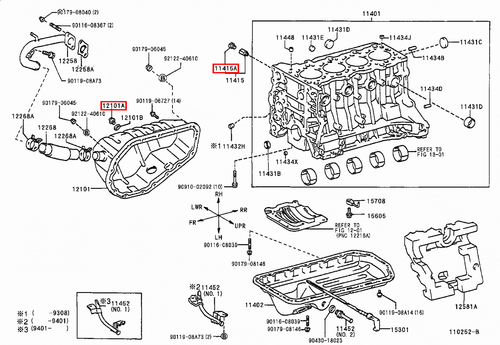 Genuine Hilux KUN26 KUN25 KUN16 KUN15 KUN10 KDN190 KDN170 2KD 1KD Drain Plug - Picture 9 of 20