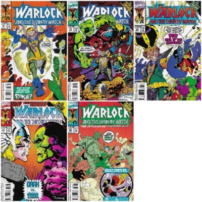 °WARLOCK & THE INFINITY WATCH  #18 bis 22 INFINITY CRUSADE Tei In°US Marvel 1993