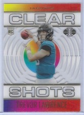 TREVOR LAWRENCE 2021 PANINI ILLUSIONS CLEAR SHOTS ACETATE RC #CS-16