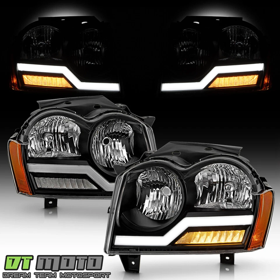 Tubo LED para Jeep Grand Cherokee 2005 2006 2007 con faros de señal faros Foto 2 de 4