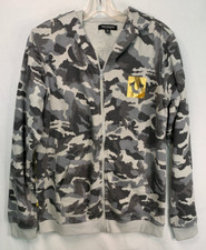 Sudadera con Capucha True Religion Cremallera Completa Mujer XL Camuflada Buda Moda para el Núcleo de los Sentidos