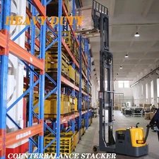 APOLLOLIFT 3300lbs Storage Battery Counterbalanced Electric Walkie Stacker 177"