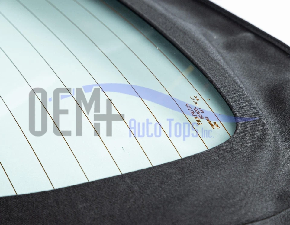 Tapa blanda convertible de repuesto para BMW 128i, 135i Cabrio 2008-2014 RPC negro Foto 2 de 4