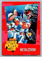 Metalstorm Nintendo Super Power Club Magazine Card #27 Perforated