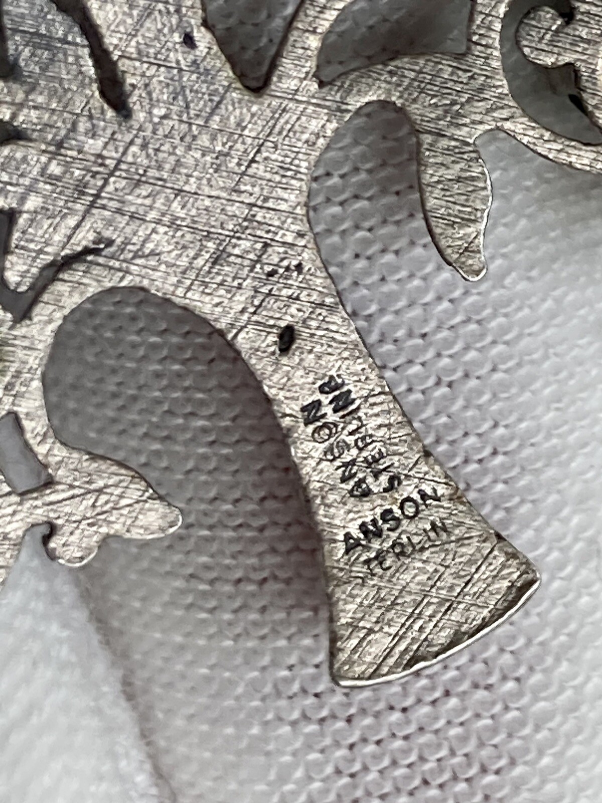 Anson Signed Sterling Silver 925 Multi Color Rhin… - image 6