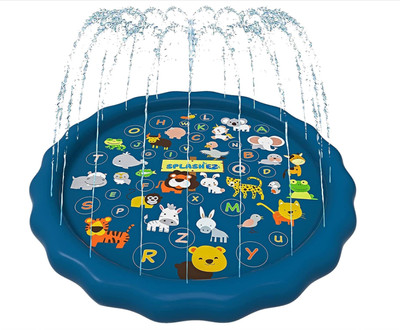 3-in-1 Splash Pad, Sprinkler for Kids & Baby Pool for Learning, Gift Idea