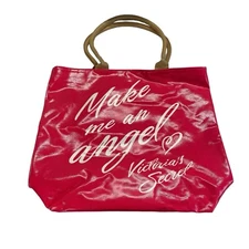Victoria's Secret Make Me An Angel Large Tote Handbag Hot Pink