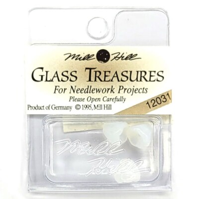 Rare Mill Hill  Crystal Treasures 12031 Small Bell Flower Marbled Opal
