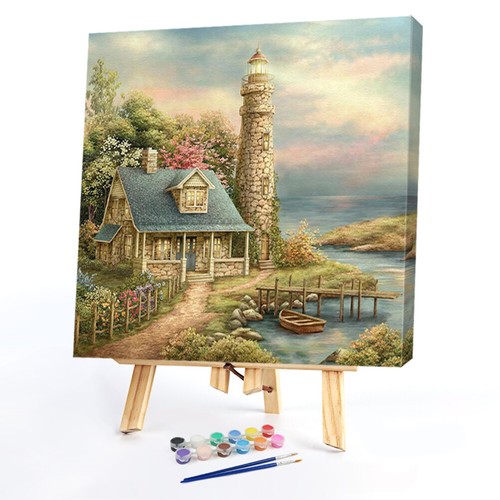 Kit Peinture Par Numéros Jésus Et Femme - 40,6x50,8cm Toile Chrétienne Foi Et Prière