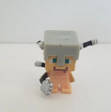 Minecraft Mini 1" Figure Minifig Rare Damaged Arrow Damage Nude See description