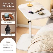 C-Shaped Compact Sofa Side End Table Coffee Laptop Table Living Room Bedroom UK