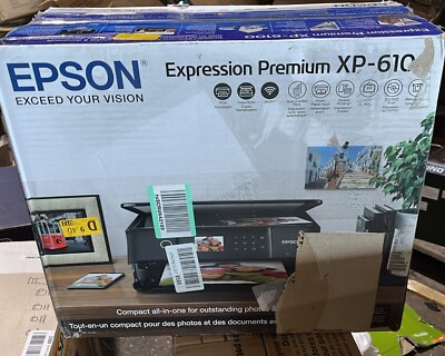 *Epson Expression Premium XP-610 All-In-One Inkjet Printer