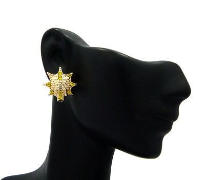 NEW GLO GANG PIECE METAL POST PIERCED EARRING - XE1125 | eBay