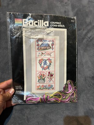 BUCILLA gezählter Kreuzstich ''English Cottage'' 7''x15'' Galerie der Stiche 40376