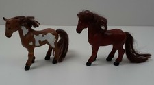 Vtg. Kid Kore 1990 Horse Pony-Chestnut and Chestnut Paint Pinto (Set of 2) - 5