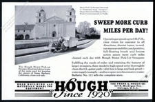 1939 Frank G Hough street sweeper Santa Barbara CA photo vintage trade print ad