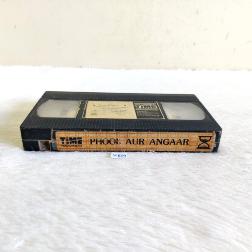 1993 Vintage Time Video Phool Aur Angaar Bollywood Film Alt VHS Klebeband VCR39 - Photo 1/7