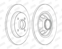 2X Jurid 562611J-1 Bremsscheibe FüR CitroËN DS Peugeot