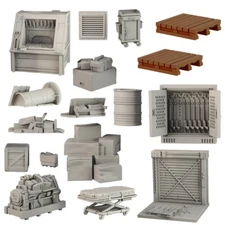 Terrain Crate -Abandoned Factory Mantic Miniature D & D New!