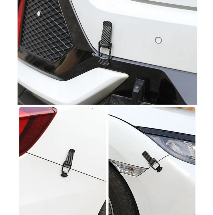 2PCS Metal Quick Release Car Bumper Fixed Lock Clip For Trunks