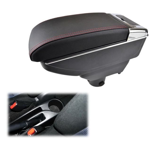 Dual-layer Armrest Storage Box For Toyota Yaris Sedan Vios 2014 - 2018 | eBay