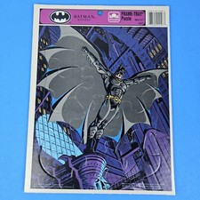 Vintage BATMAN RETURNS Puzzle 1992 Golden Frame Tray Puzzle 4127