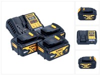 Dewalt Dcb 1104 M3 Akku Starter Set 12 V / 18 V 3X Akku 4,0 Ah + Dcb 1104 Lader
