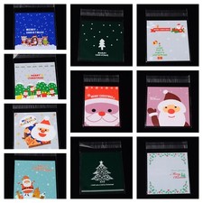 20 x Christmas self seal OPP Cellophane bags - Add more packs for 40% OFF