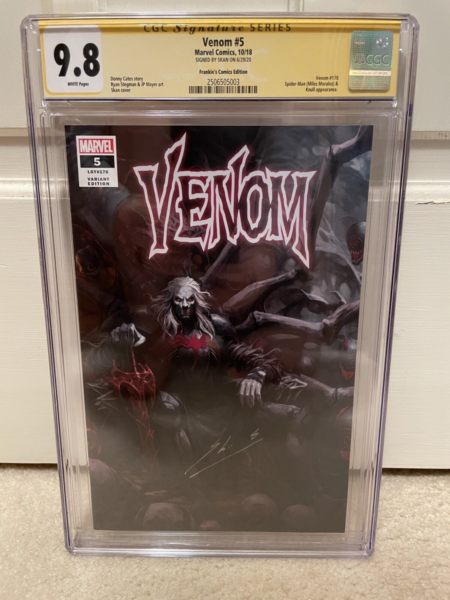 【アメコミ】 Venom #1 5th スケッチカバー Knull ヌル Venom #5 Frankie's Retailer Variant CGC 9.8 SS 1st Knull Cover